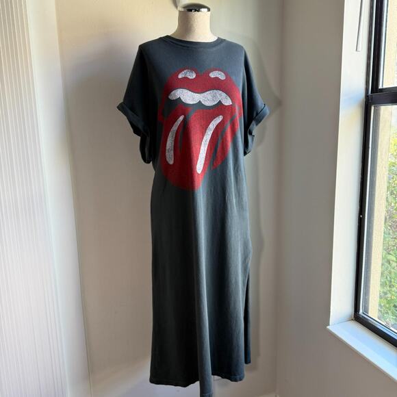 Daydreamer x Free People Rolling Stones 1989 Maxi Tee Dress M - Picture 3 of 8
